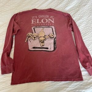 Elon University Comfort Colors Long Sleeve Shirt